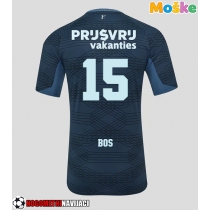 Moške Nogometnih dresov Feyenoord Jordan Bos #15 Gostujoči 2025-26 Kratki rokavi